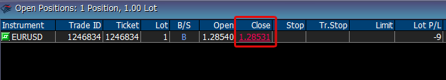 How to close a position